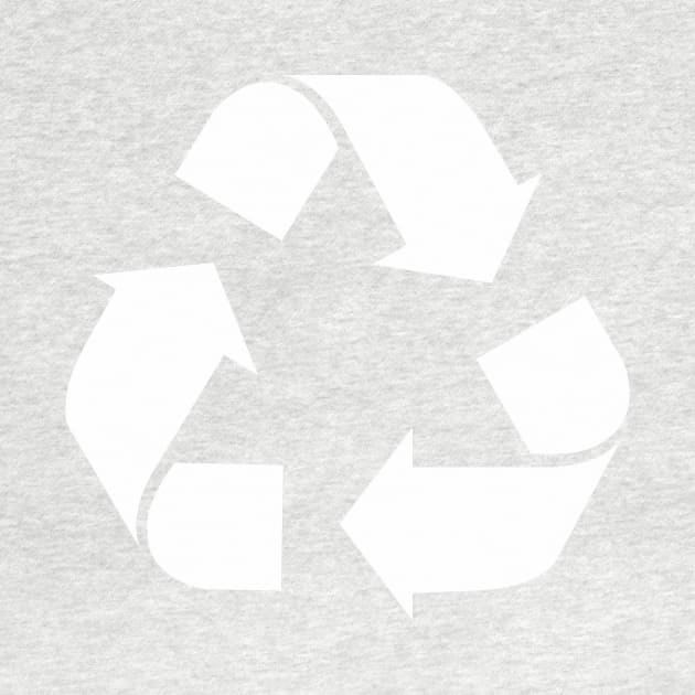 White Reduce, Reuse, Recycle, Repurpose, living green by LittleBean